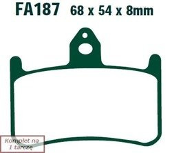 Klocki hamulcowe EBC FA187HH wzmacniane (kpl. na 1 tarcze)