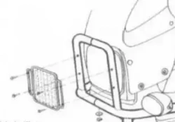 BMW R 850 GS (1998-2000)/R 1100 GS (1994-1999) lamp guard