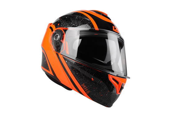 Kask Motocyklowy LAZER LIGHT (kol. Czarny - Czerwony) rozm. M