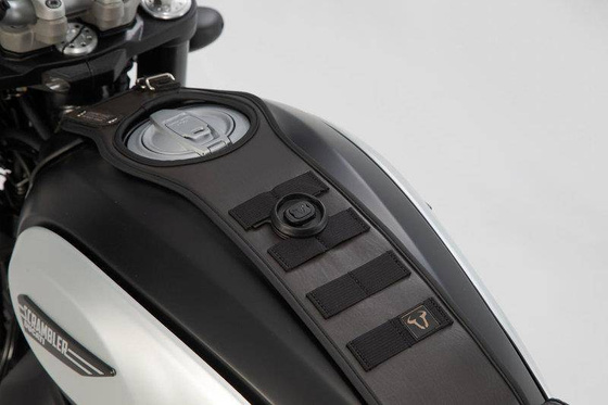 ZESTAW TORBA AKCESORYJNA LA2 I PAS NA ZBIORNIK SLA SW-MOTECH BMW R NINET MODELS (14-), BROWN