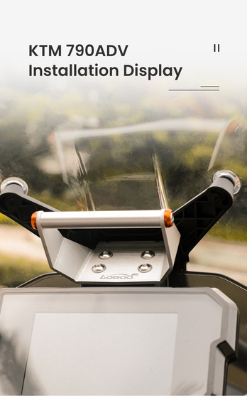 LOBOO Zestaw montażowy GPS KTM790ADV/R/KTM390ADV (2021-), Husqvarna Norden 901 (2023-) (10.3.09220.001.21)