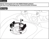 Honda CBR 500 R (2016-2018) Tank ring Lock it
