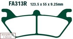 Brake pads EBC FA313R (set on 1 disk)