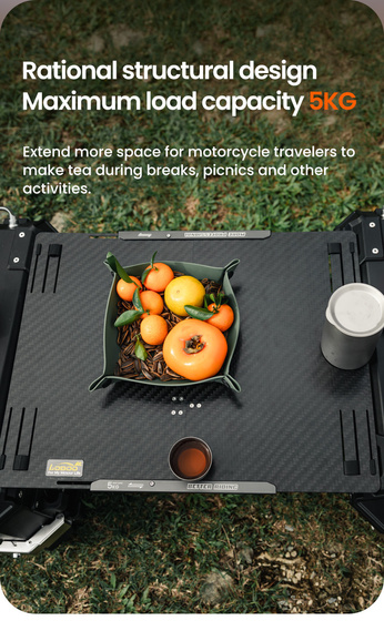 LOBOO Składany blat stołu do kufrów bocznych (10.3.25000.101.01)