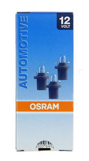 Żarówka deski rozdzielczej (Karton 10szt.) PB5 12V 1,2W B8,5D