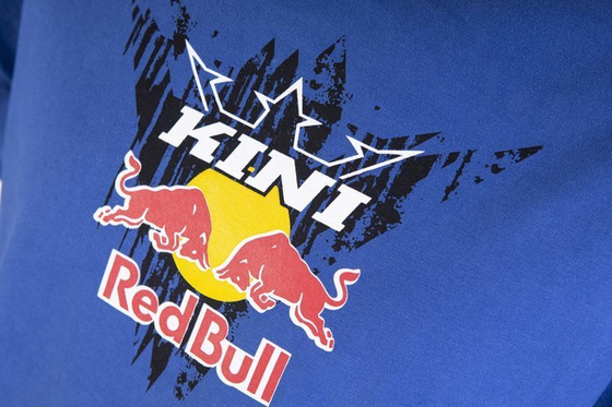 KINI Red Bull Corrugated Tee Blue