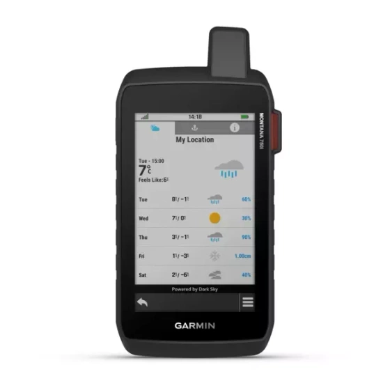 GARMIN Nawigacja Satelitarna Montana® 750i