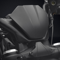 Billet aluminum headlight fairing (with mouting kit)