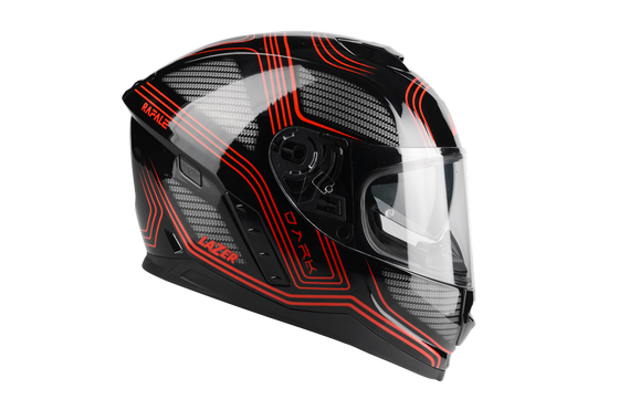 Kask Motocyklowy LAZER RAFALE Darkside (kol. Czarny - Czerwony) rozm. XL