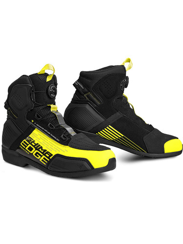 SHIMA EDGE Vented, Motorbike Shoes for Men Breathable ATOP fluo