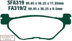 Brake pads EBC FA319/2HH wzmacniane (set on 1 disk)