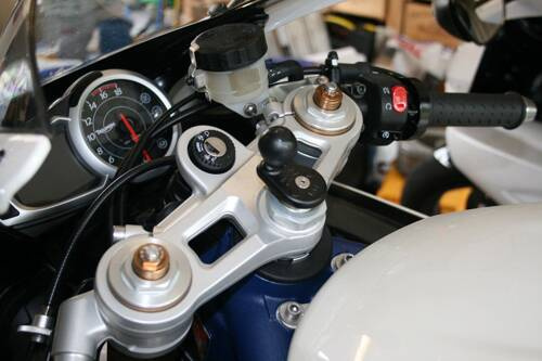 RAM-B-342U Motorcycle Fork Stem Ball Base