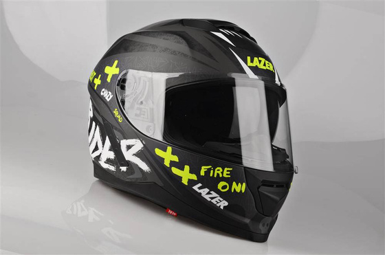 Kask Motocyklowy LAZER RAFALE Oni kol. czarny/ciemny szary/żółty fluo/matowy rozm. M