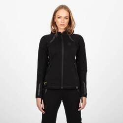 Motorcycle KNOX Shield Track Suit Womens Full Zip Hoody Black