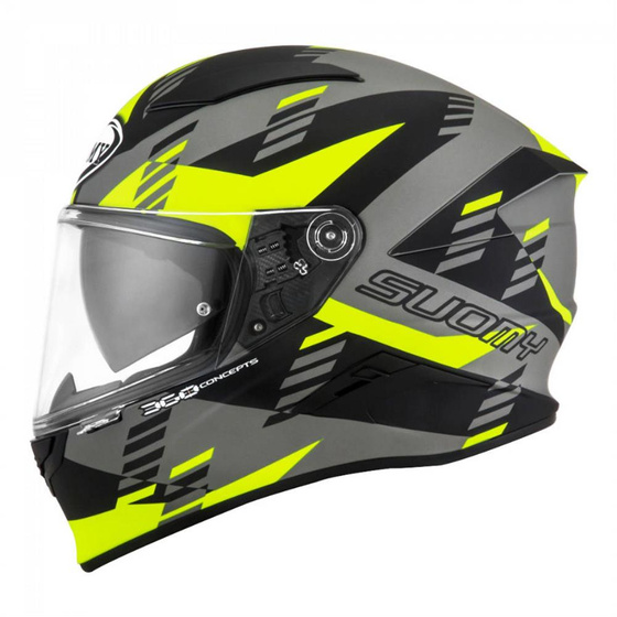 SUOMY KASK SPEEDSTAR FLOW MATT YELLOW GREY ROZMIAR XS