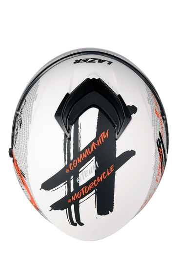 Kask Motocyklowy LAZER JH7 HASHTAG (kol. Jasny - Połysk) rozm. S