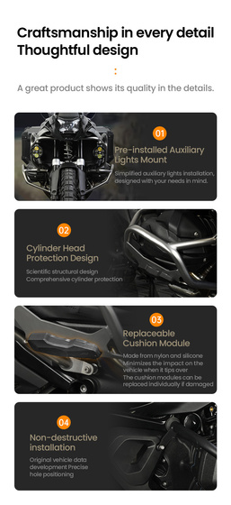 LOBOO Crash Bar do BMW R1300GS (2023-) CHG131SXSL