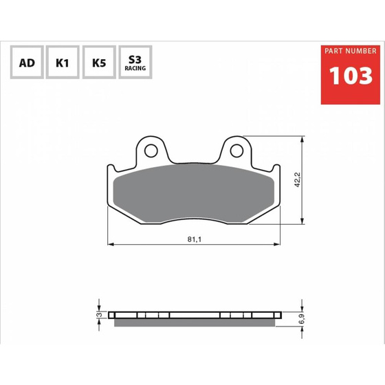 GOLDFREN KLOCKI 103 K5