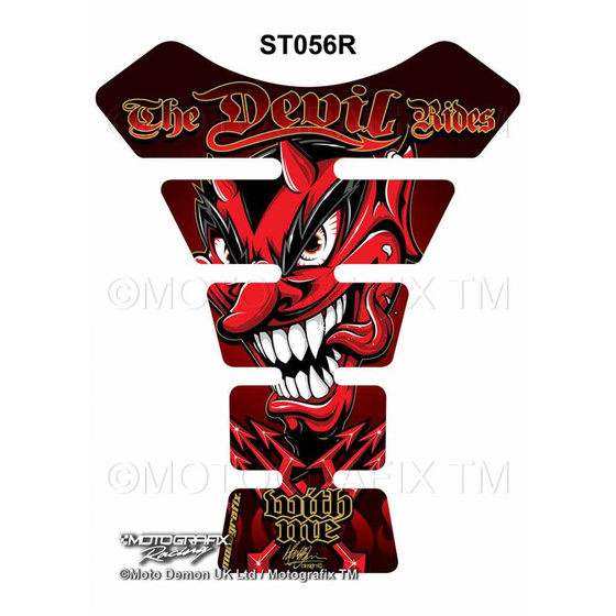 MOTOGRAFIX TANKPAD DEVIL RIDES ST056R