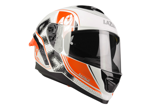 Kask Motocyklowy LAZER RAFALE SR Pixel (kol. Biały - Czarny - Czerwony) rozm. 2XL