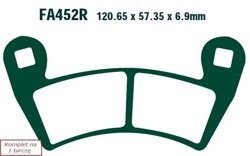 Brake pads EBC FA452TT (set on 1 disk)