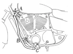 Honda VT 1100 C2 Shadow (1995-2000) engine guard