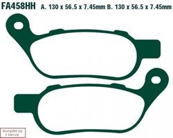 Brake pads EBC FA458V V-PAD (set on 1 disk)