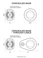 Quad Lock® 360 Base - Concealed Through Cable