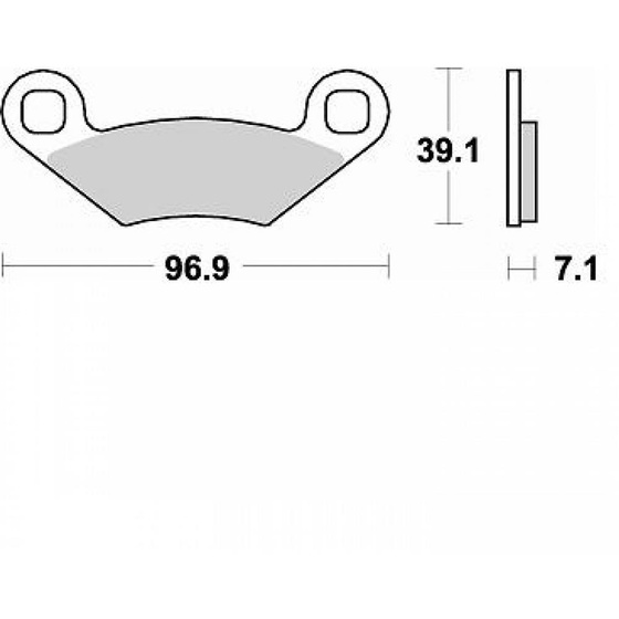 BRAKING KLOCKI HAMULCOWE SINTER OFFROAD 857CM44