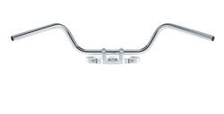 TRW LUCAS STEEL HANDLEBAR 25MM MEDIUM MYSTIC HIGH CHROMED (WITH INDENTATIONS FOR CABLES)