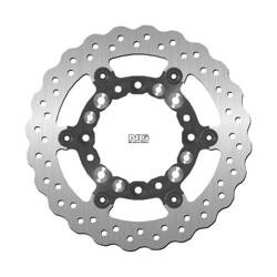 NG TARCZA HAMULCOWA PRZÓD KAWASAKI KDX 125 '90-03, KLX 250 '09-14, KLX 650 '93-14 ( 250X100X3MM) (4 OTWORY) WAVE PŁYWAJĄCA