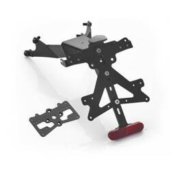 Fox license plate support kit