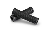 GRIP W/ALU."GGDM-CROSS"7/8" BLACK&BLACK,125MM