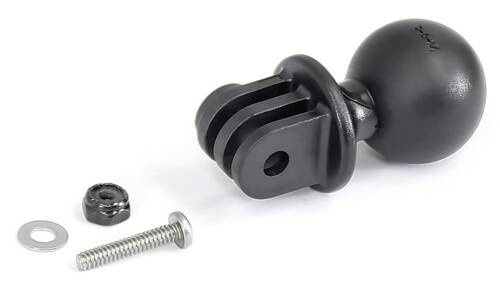 RAM-B-149Z-GOP1U Handlebar U-Bolt Double Ball Mount with Action Camera Adapter
