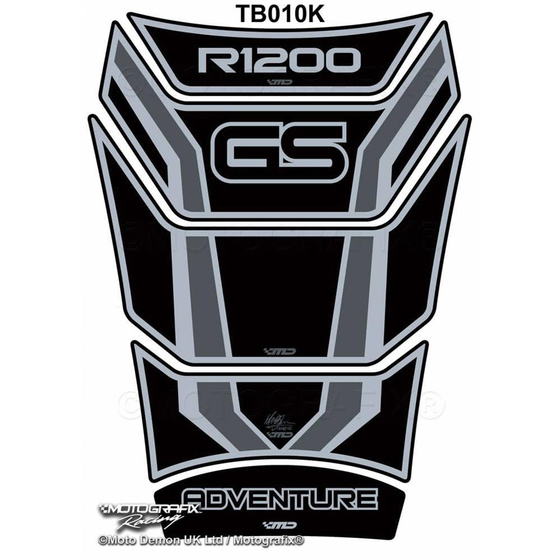 MOTOGRAFIX TANKPAD BMW R1200GS ADVENTURE 2006-13 TB010K