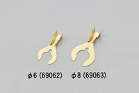 C-shaped terminal set, dia.6, set of 5, for hand tool