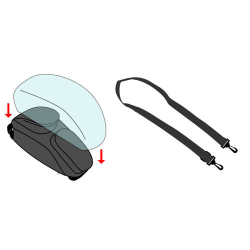 90267 Speed Tour, cordura magnetic bag