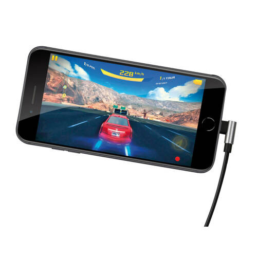 38838 Cable 90° Usb > Lightning - 100 cm – White