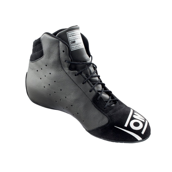 Rally Race Racing Shoes OMP TECNICA SHOES (FIA Approved) black gray