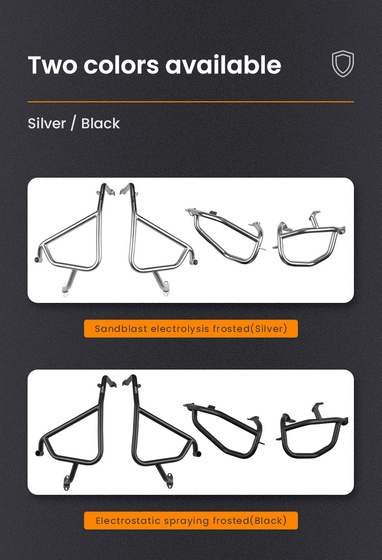 LOBOO Crash Bar do BMW F850GS (2023-) Silver (10.3.01033.001.21)