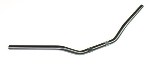 TRW LUCAS STEEL HANDLEBAR 22MM SUPERBIKE COMFORT BLACK COLOR