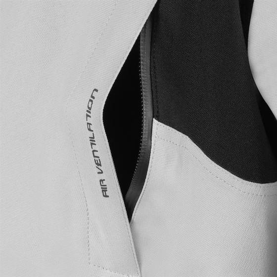 Kurtka motocyklowa BUSE Grado jasno szara-czarna 58