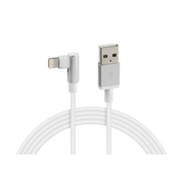 38836 Cable 90° Usb > Lightning - 100 cm – White