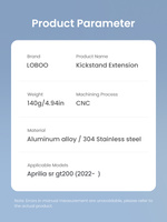 LOBOO Nakładka na stopkę boczną do Aprilia SR GT200 (2022-) (10.3.03451.001.01)