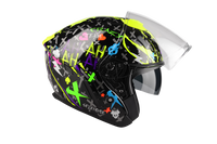 Kask Motocyklowy LAZER TANGO Crazy (kol. Czarny - Multikolor) rozm. M