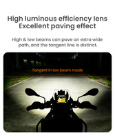 LOBOO L11 światło drogowe i mijania pomocnicze (czarne) (10.1.01111.001.01)