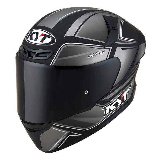 Kask Motocyklowy KYT TT-COURSE TOURIST szary - L