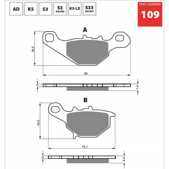 GOLDFREN KLOCKI 109 K5