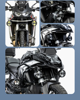 LOBOO L18S światło drogowe i mijania pomocnicze (czarne) (10.1.01018.001.01)