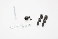 UNIWERSALNY ADAPTER KULOWY DO GŁÓWKI RAMY MOTOCYKLA SPORTOWEGO, OTWÓR 12,5-25 MM M8, SW-MOTECH